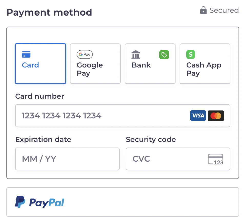 Payment method